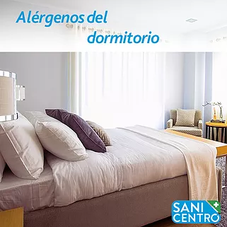 Alérgenos en el dormitorio SANICENTRO